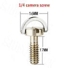 Longer 17mm Shank 1/4" Captive Screw with D-Ring for Camera Tripod Release Plate