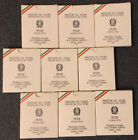 9 Monete Argento 500 Lire Presidenza Italiana Comunità Europea 1985
