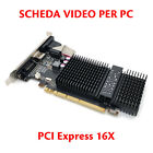 Scheda Video Grafica 1GB 2GB 512MB GDDR3 GDDR2 PCI Express HDMI DVI VGA DMS-59