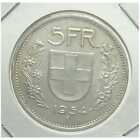 Svizzera / Switzerland / Helvetia - 5 Franchi / Francs 1954 Argento