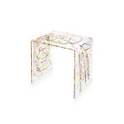 iPLEX - Tavolino Design Anni  80 in plexiglass Tagliato  Laser Schizzo Artistico