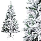 Gotoll Albero di Natale Artificiale Innevato 120cm 250 Rami PVC Ago di Pino E...