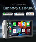 AUTORADIO 2 DIN CarPlay ANDROID AUTO 7   GPS Microfono MirrorLink Retro Camera