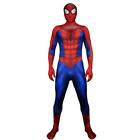 Costume Spiderman Amazing vestito adulti carnevale uomo maschera tuta completo