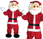 Adulti Gigante Grande Testa Babbo Natale Portafortuna Costume Completo Nuovo
