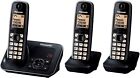 PANASONIC KX-TG6623EB Cordless Phones with Answering Machine - Triple Handsets