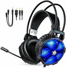 EasySMX Comfortable Gaming Headset for Xbox One Slim PS4 PC Cool 2000 Over Ear
