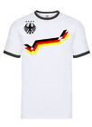 Fußball Football Meister EM WM Herren Fun Shirt Trikot Deutschland Retro Germany