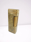 DUNHILL ROLLAGAS accendino LIGHTER gold plated Florentine pattern Switzerland 80