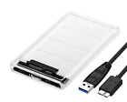 Box per HD 2.5 pollici USB 3.0 per HDD ed SSD fino a 3TB trasparente nero veloce