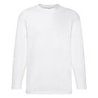 Fruit of the Loom Valueweight Long Sleeve Cotton Adult Unisex T-Shirt Top Lot