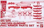 Bandai Armor Girls Project Set completo di parti di armatura per Unicorn...