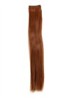 2 Clips Extension Strähne glatt Rot-Braun YZF-P2S18-30 45cm Haarverlängerung