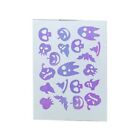 Airbrush Nail Art Stencils Spray Template Nail Stickers Butterfly Star Heart