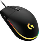 Logitech G203 LIGHTSYNC RGB Mouse da gioco cablato Nero