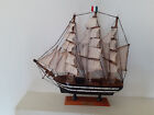 Modellino barca a vela Amerigo Vespucci in legno