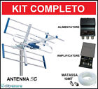Kit Antenna Tv Esterna Digitale Terrestre UHF Amplificatore Da Palo 5G 1 Uscita
