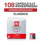 108 CAPSULE CAFFE  ILLY IPERESPRESSO CLASSICA CLASSICO IPER ESPRESSO MEDIA