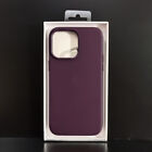 For iPhone 14 13 12 15 Pro Max Plus Luxury Leahter Case Cover with MagSafe