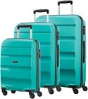 American Tourister Bon Air 3 Piece Hardside Suitcase Set Deep Turquoise