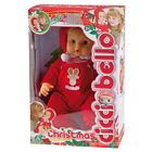 Cicciobello Baby Newborn Doll Special Christmas Outfit Cries Without Dummy Crib