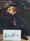 BARBARA  STREISAND  FABULOUS  signed card Superb Item Singer and Hollywood Star