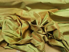 Tessuto al metro in Taffetas 100% di seta color verde e arancione (Sense col.90)