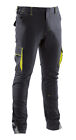 Pantaloni da lavoro elasticizzati stretch slim-fit nero grigio blu DPI 1a categ.