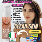 CLEAR SKIN crema antimacchie viso migliore efficace acne pelle donna uomo della