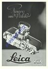 XL original  Reklame 1950 die LEICA IIIc - Pionier u. Vorbild SCHATTEN/Licht TOP