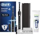 Oral-B Spazzolino Elettrico  Smart 4 4500 Nero CrossAction+ Dentifricio Purify