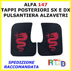 Alfa 147 Tappi portiere posteriori SX e DX alzacristalli alzavetri pulsantiera