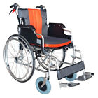 KEROS Sedia a rotelle in alluminio ad autospinta pieghevole carrozzina per x