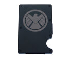 Marvel S.H.I.E.L.D Shield RFID Blocking Vegan Men Money Clip Credit Card Holder