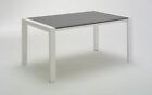 Tavolo moderno allungabile 90x160 legno soggiorno cucina salotto bianco larice