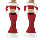 Vestito Gonna Top Donna Babbo Natale Cosplay Hostess Christmas dress HOS050