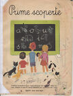 PRIME SCOPERTE-Inserto Quaderno per imparare scrivere Disegni-1a elementare-1975