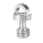 1/4  -20 Stainless Steel Screw D-ring Hex Head Adapter Mount for Tripod Camera