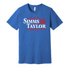 Simms Taylor 86 New York Giants NFL Football Blue T-Shirt L Large NEW