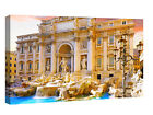 Quadri moderni cm 120x70 Roma stampa su tela fontana di Trevi Italia
