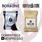 300 CAPSULE CAFFEE COMPATIBILE NESPRESSO* RESPRESSO BLU CAFFE BORBONE +20GINSENG