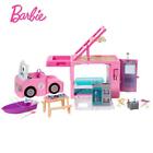 Barbie Camper dei Sogni 3-1 con Piscina Pick-Up Barca,50 Accessori,+3 anni,GHL93