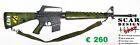 M16 INERTE rifle, airsoft, softair, camo, custom. SCAR design