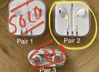 ONE PAIR OF APPLE IPHONE IN EAR WIRED EARPHONES 4s, 5, 5S, 6, 6S