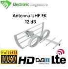 ANTENNA TV UHF DIGITALE TERRESTRE UHF ESTERNA DVB-T LTE HD TELEVISIONE