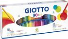 Scatola Colori Giotto 90 Pezzi 40 Pennarelli Turbo Color + 50 Pastelli Stilnovo