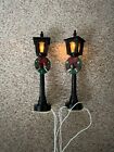 Vintage Lemax Victorian Village Street Light Lamp Set