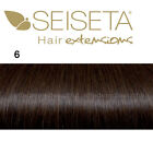 Extension Clip capelli veri Ricci Fascia Folta 5 clip 23 cm SEISETA Hair Remy