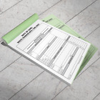 WASTE TRANSFER NOTE / DUTY OF CARE / TIME SHEET DUPLICATE PAD - STAY COMPLIANT