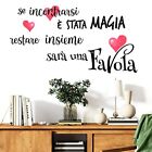 Adesivi MURALI Frasi Citazioni Famiglia Amore Casa Wall Stickers Adesivo (u7q)